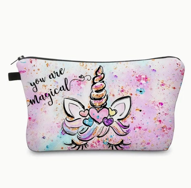 Magical Unicorn Makeup Bag - Toiletry Travel Bag