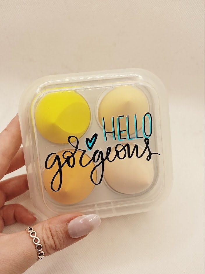 Beauty Blender Box - HELLO GORGEOUS - Makeup Sponge Gift Box