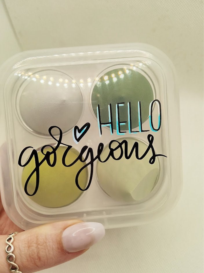 Beauty Blender Box - HELLO GORGEOUS - Makeup Sponge Gift Box