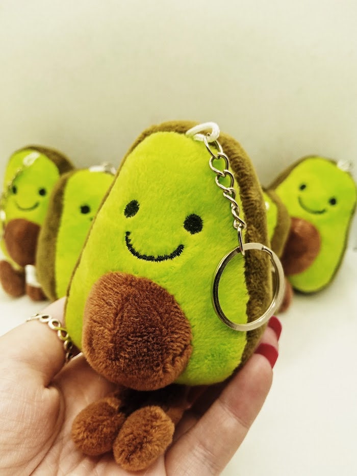 Avocado Keyring Plush - Anti Stress Key Chain