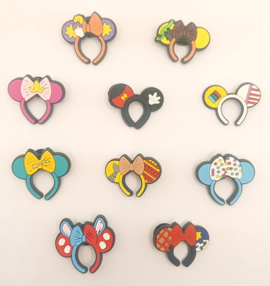 Mouse Ears Croc Charms - Cartoon Jibbitz