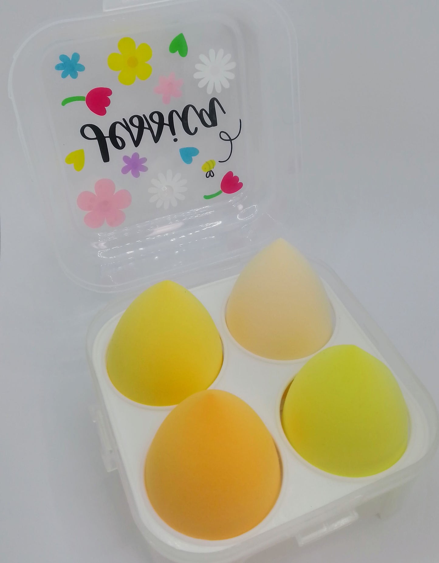 Personalised Beauty Blender Box - Summer Flowers Makeup Sponge Gift