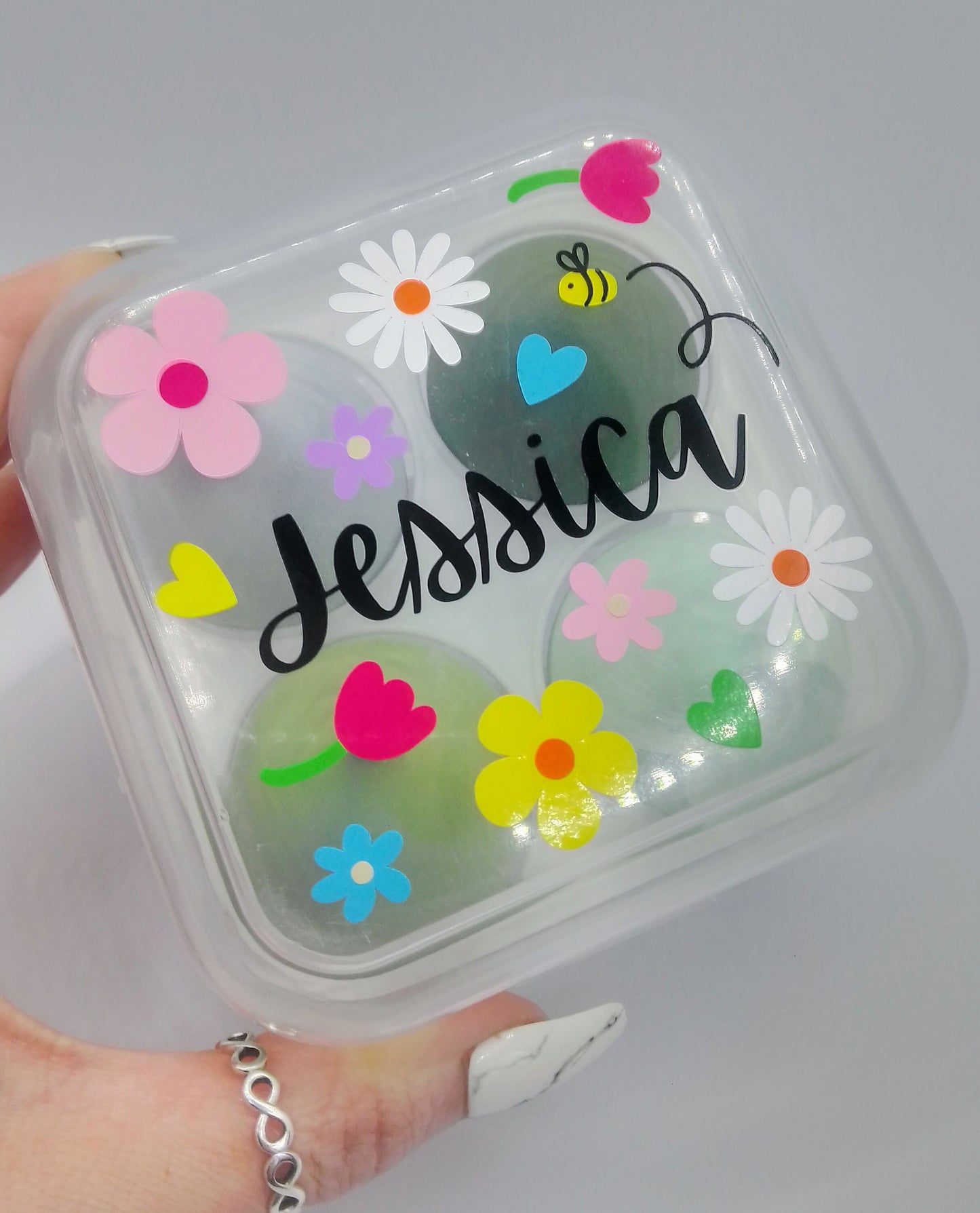 Personalised Beauty Blender Box - Summer Flowers Makeup Sponge Gift