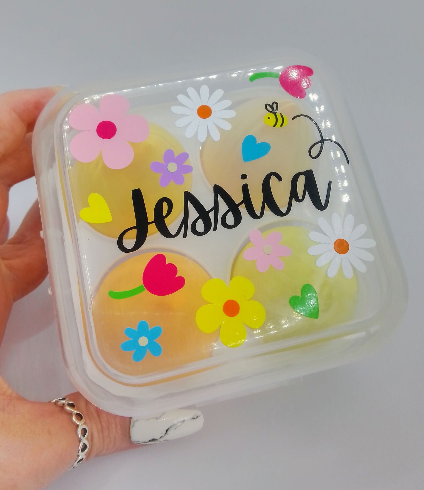Personalised Beauty Blender Box - Summer Flowers Makeup Sponge Gift