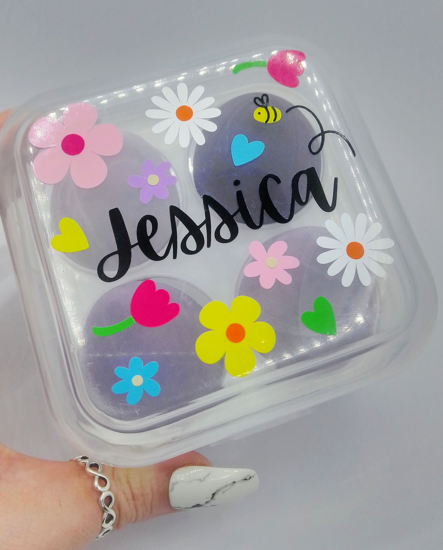 Personalised Beauty Blender Box - Summer Flowers Makeup Sponge Gift