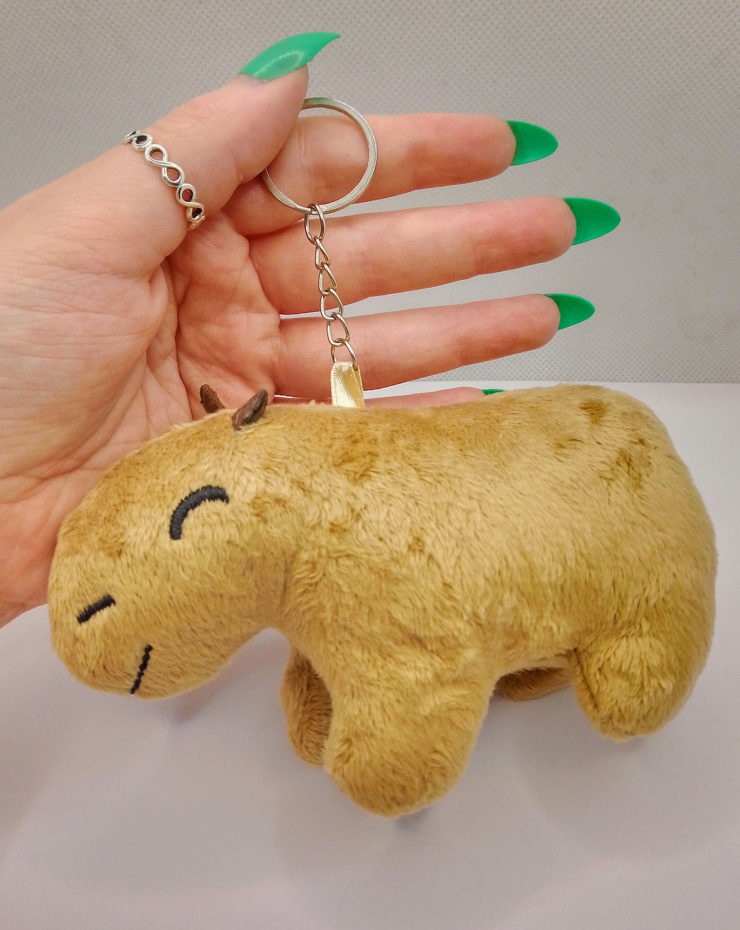 Capybara Keyring Plush - Anti Stress Key Chain