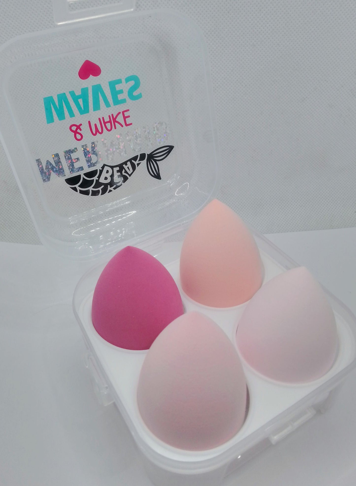Mermaid Beauty Blender Box - Mermaid Tail Makeup Sponge Gift