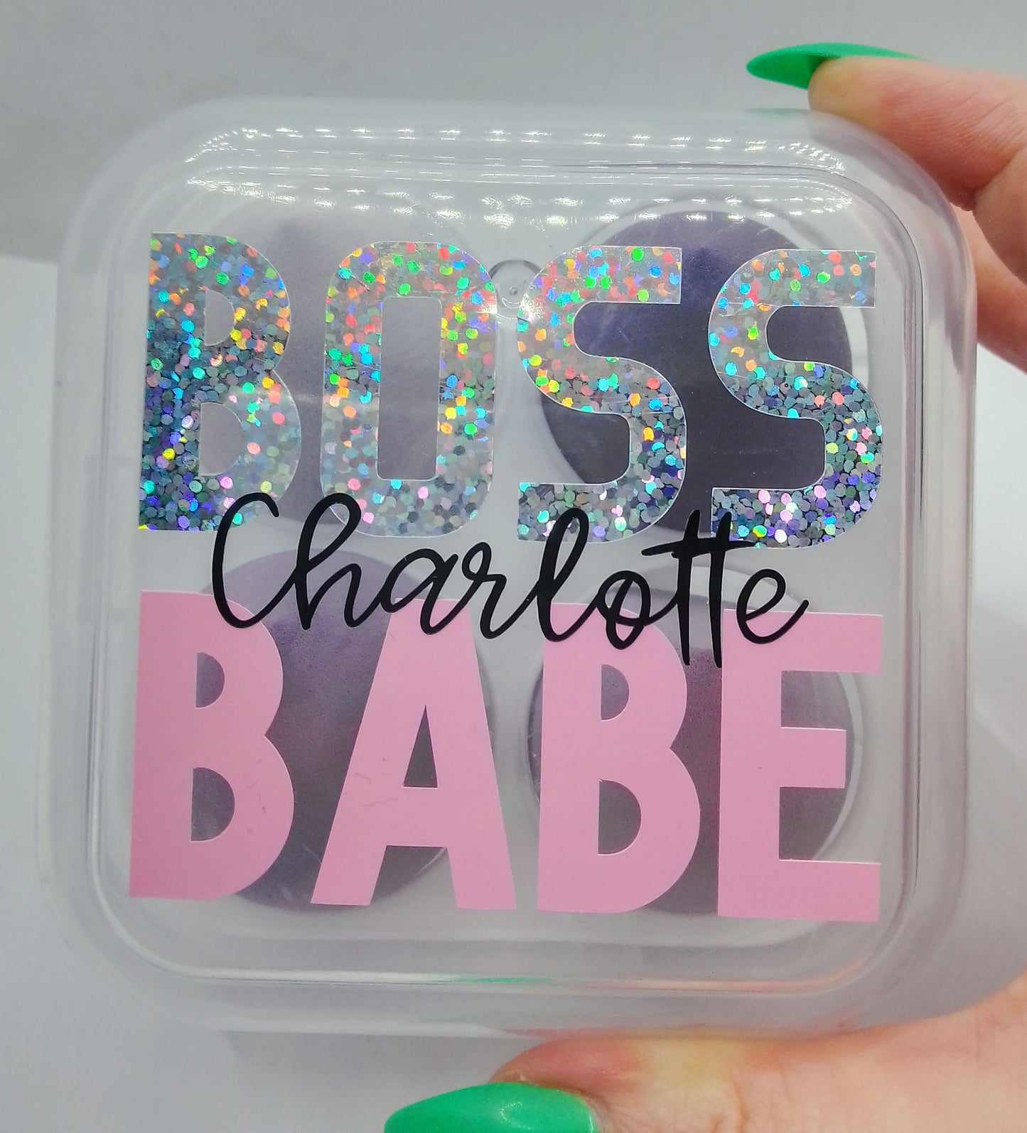 Personalised Boss Babe Beauty Blender Box - Makeup Sponge Gift Box