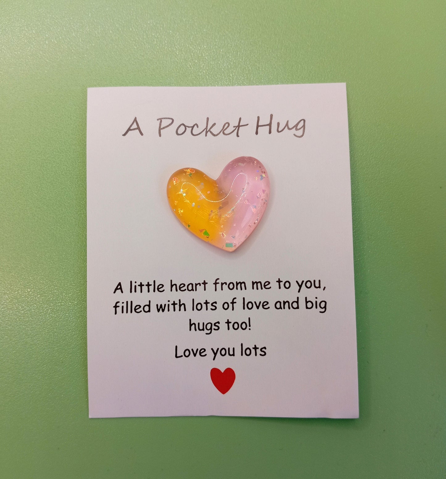 Pocket Hug - Self Love Positive Heart Gift