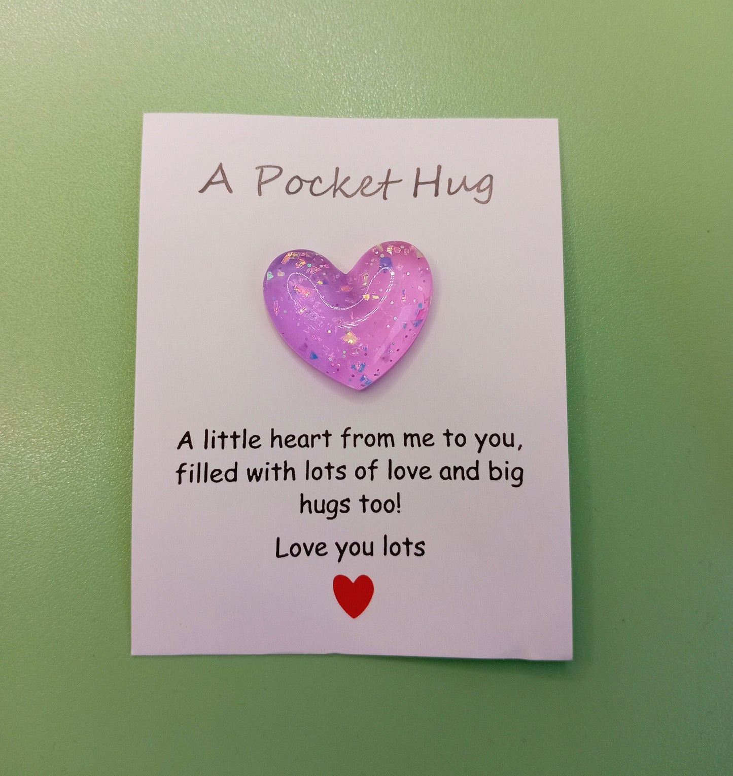 Pocket Hug - Self Love Positive Heart Gift