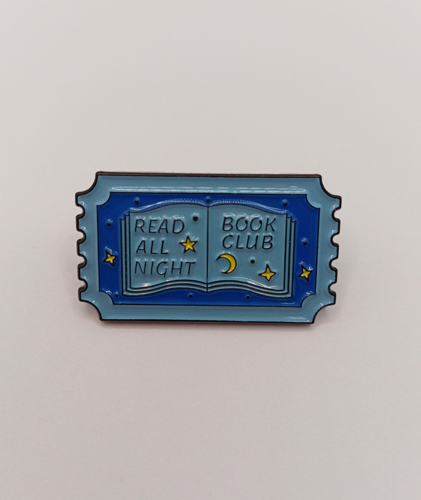 Book Club Ticket Pin Badge - Anti Social Pin Badge