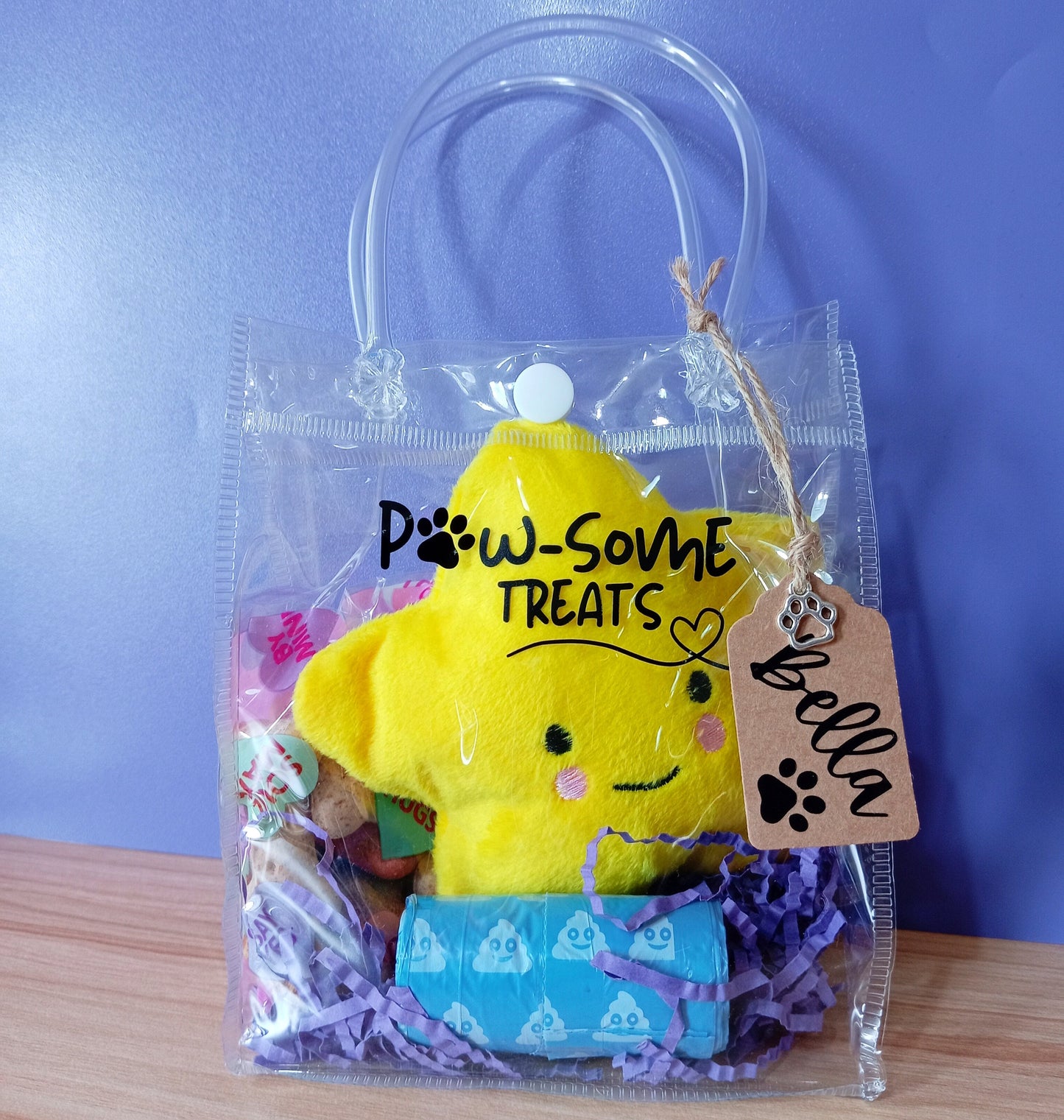 Mini Doggy Treat Bag - Pawsome Treats Personalised Dog Gift
