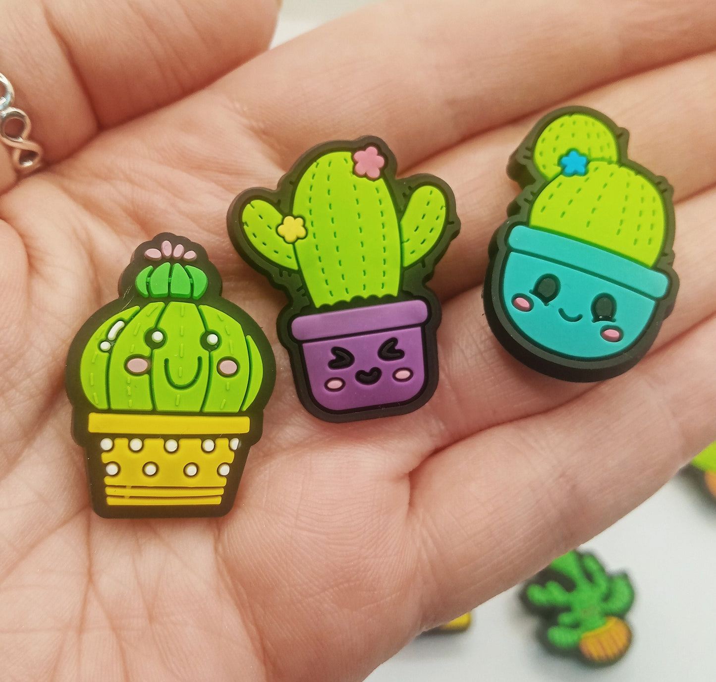 Cactus Croc Charms - Cactus Design Jibbitz
