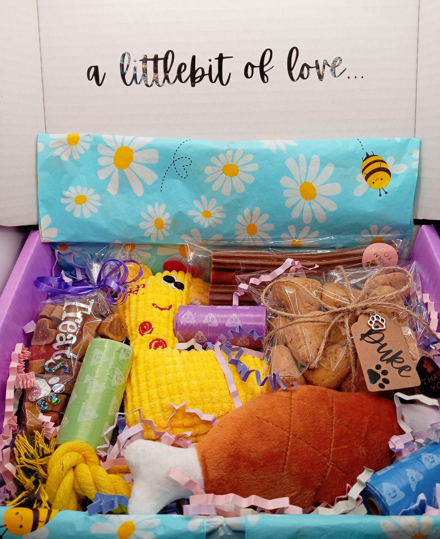 Pawsome Treats Dog Gift Box - Personalised Dog Gift