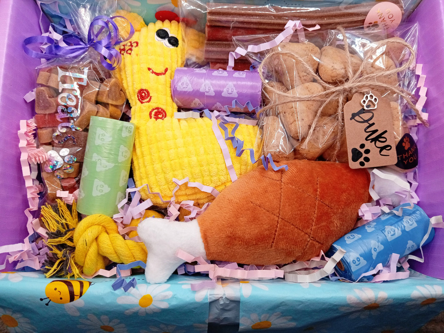 Pawsome Treats Dog Gift Box - Personalised Dog Gift
