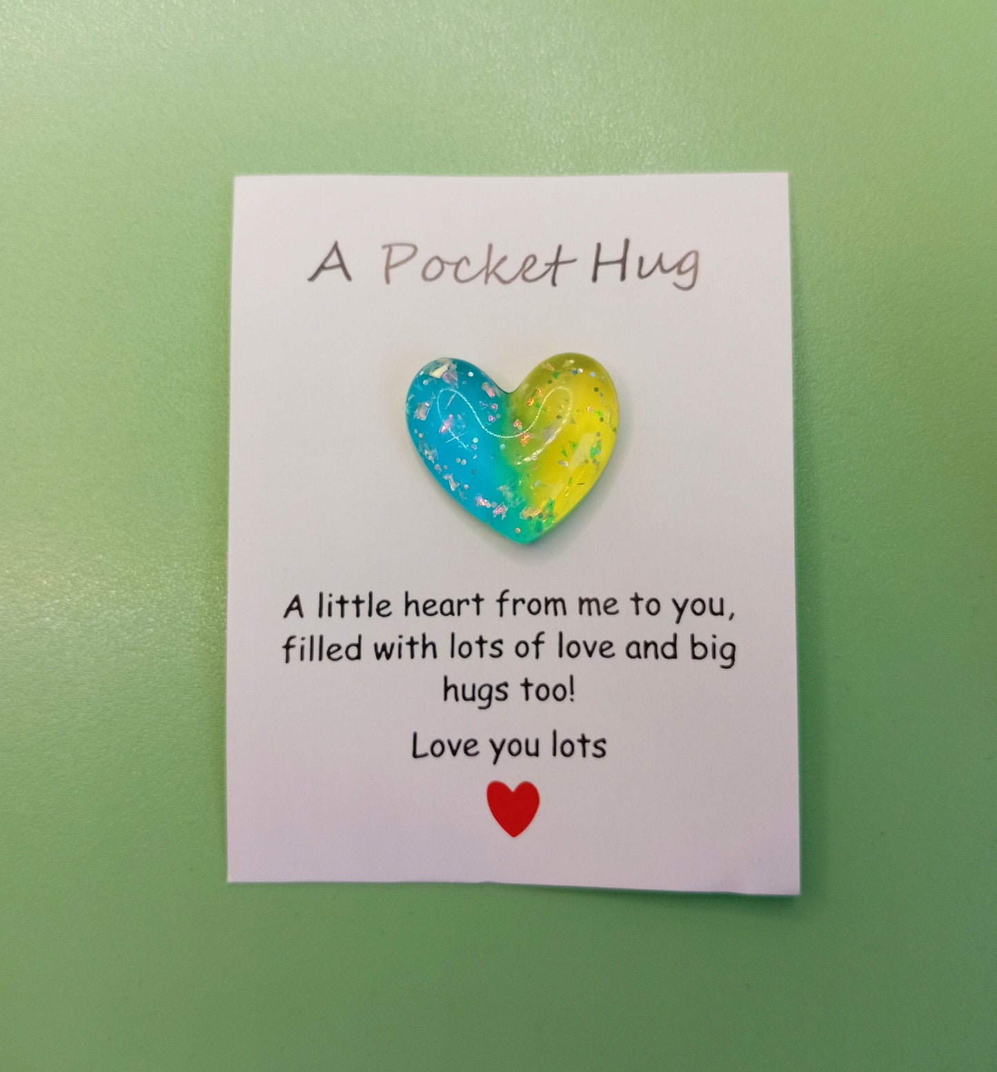 Pocket Hug - Self Love Positive Heart Gift