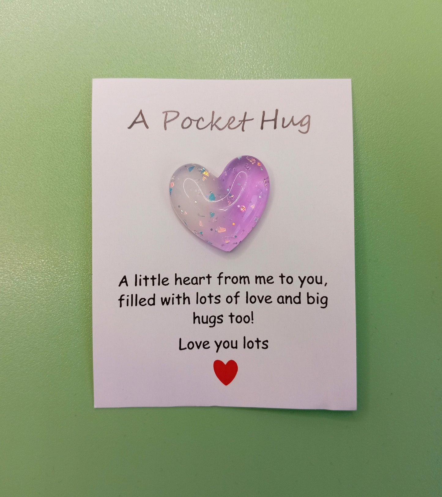 Pocket Hug - Self Love Positive Heart Gift