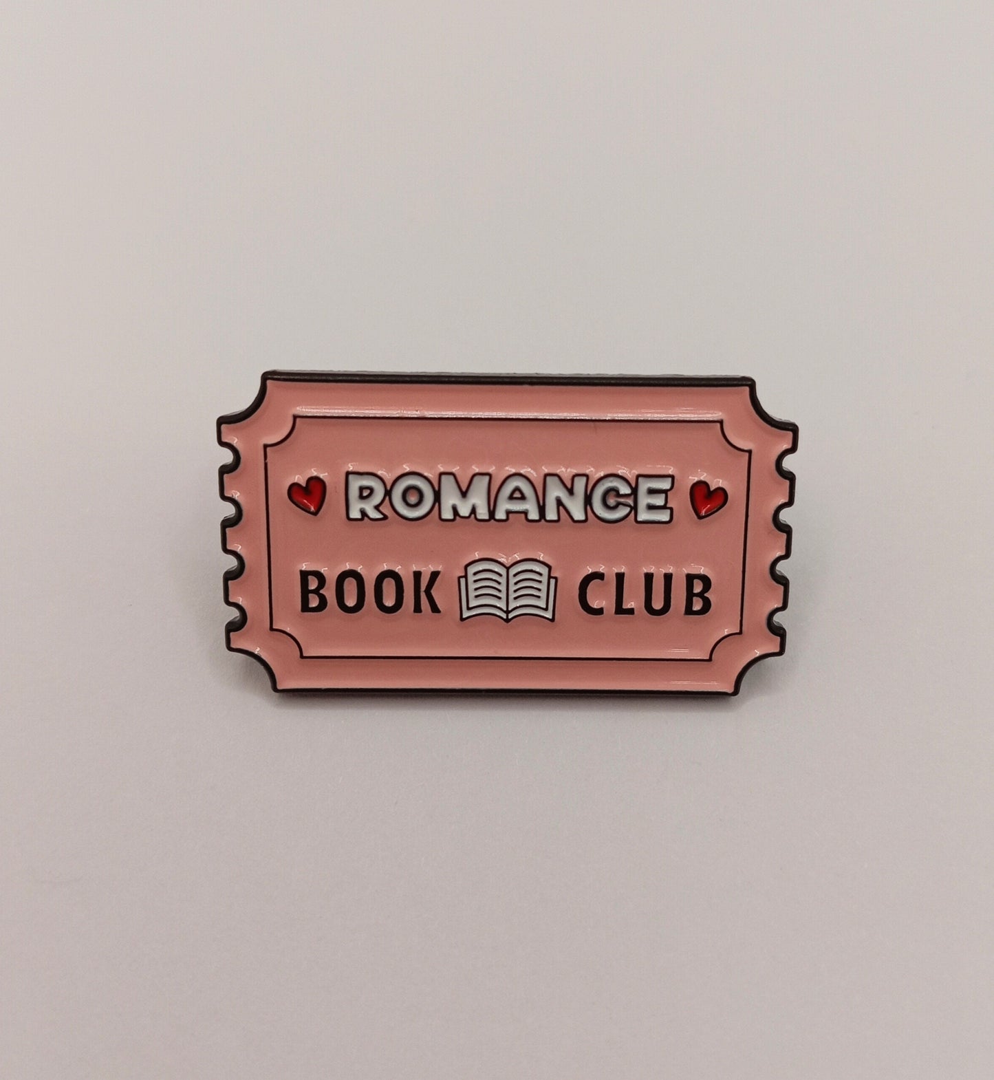 Book Club Ticket Pin Badge - Anti Social Pin Badge