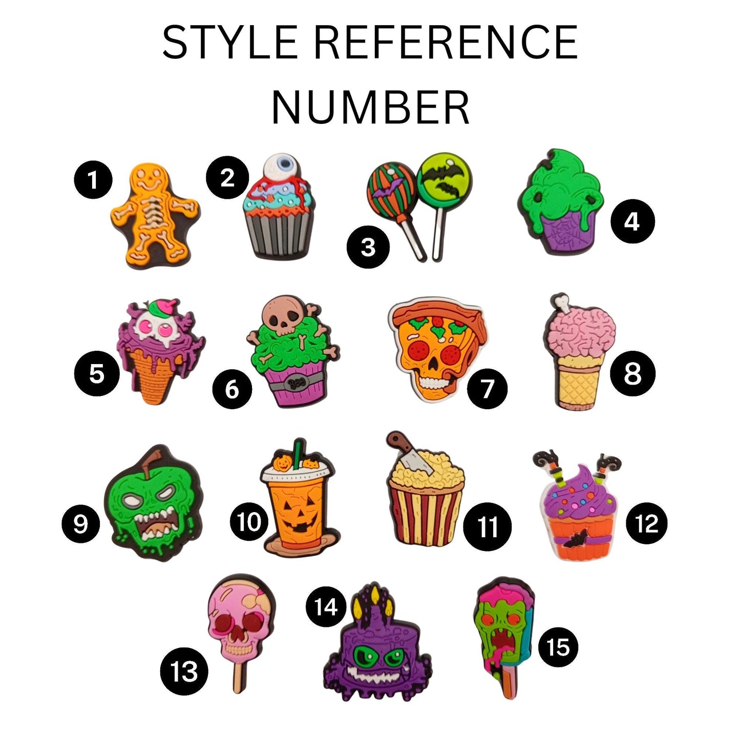 Halloween Croc Charms - Spooky Horror Jibbitz