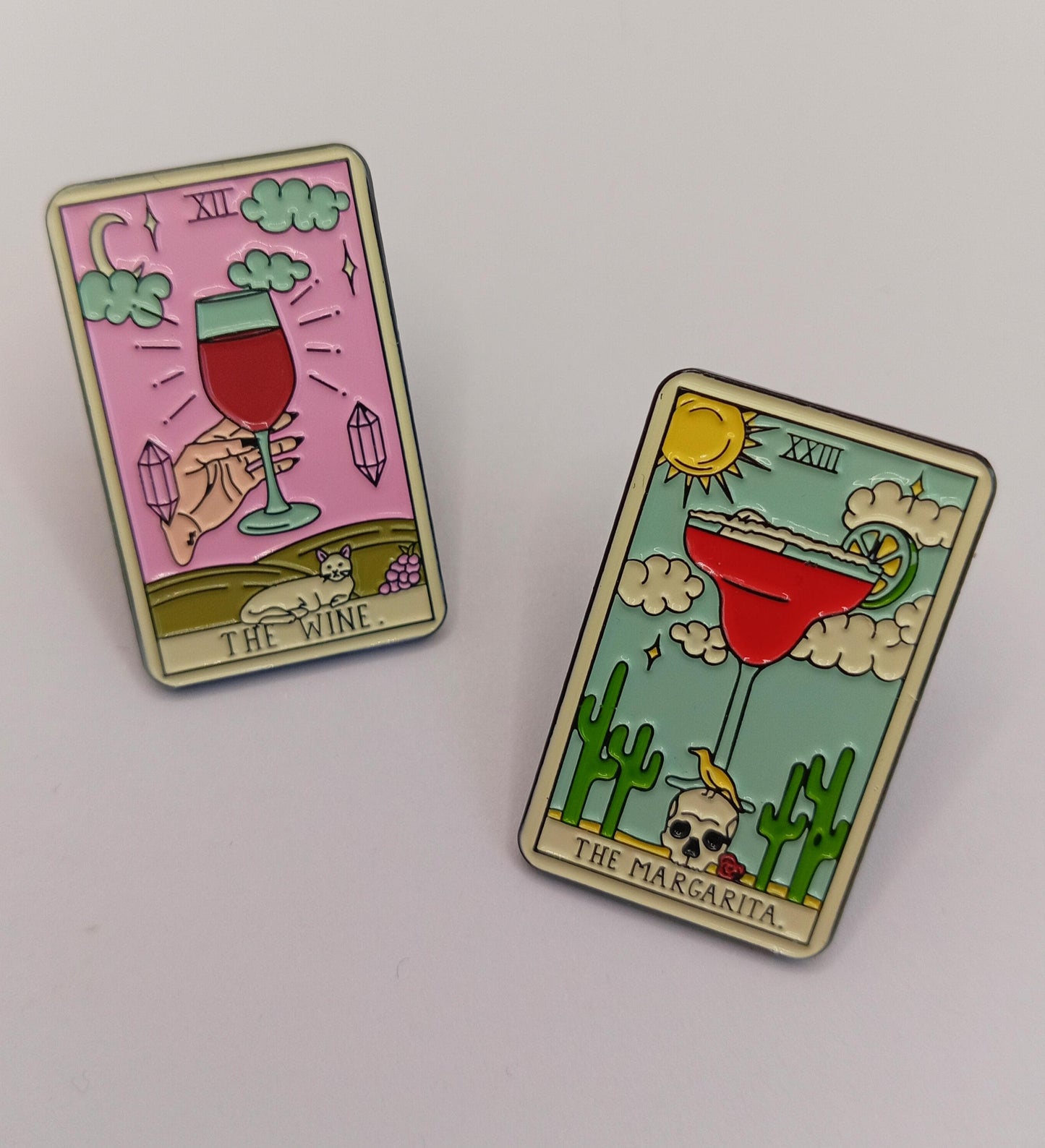 The Drink Pin Badge - Cute Tarot Card Pin Badge