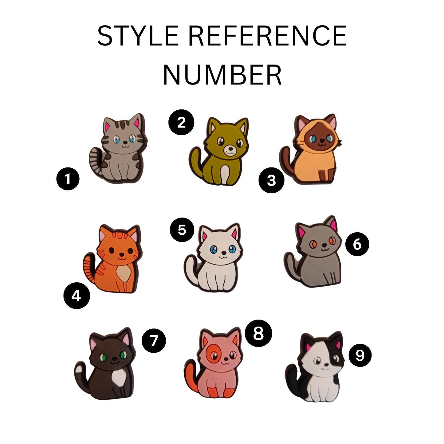 Cat Shoe Charms - Cute Cat Jibbitz
