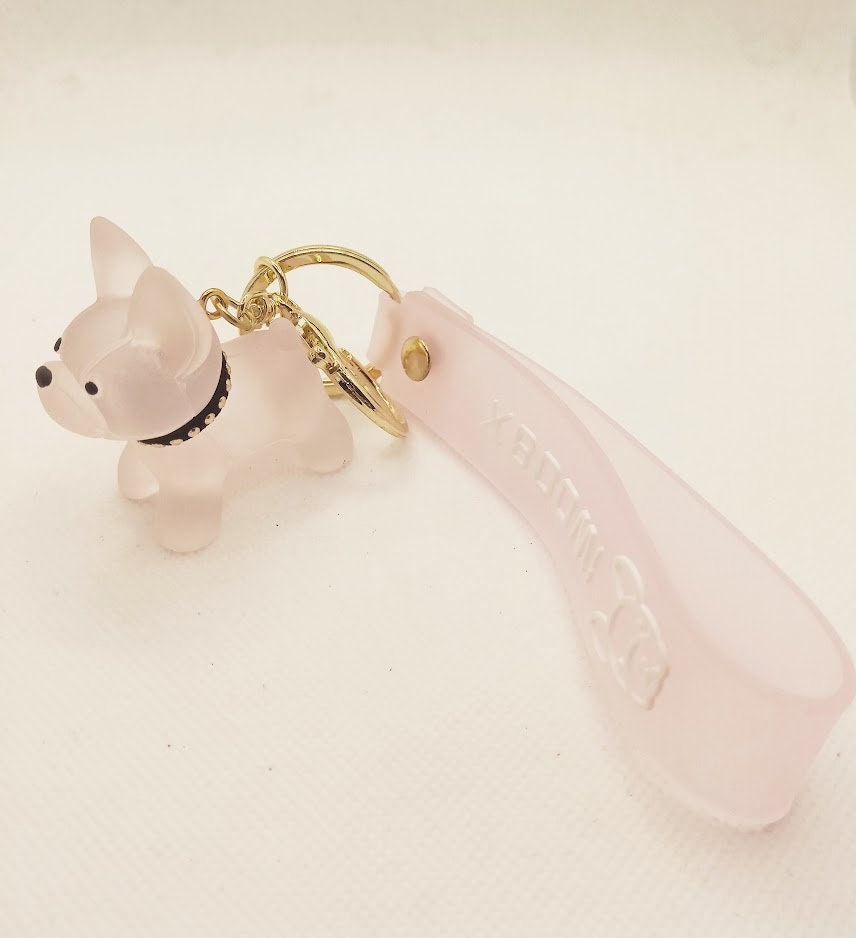 French Bulldog Keyring - Frenchie Dog Lover Key Chain