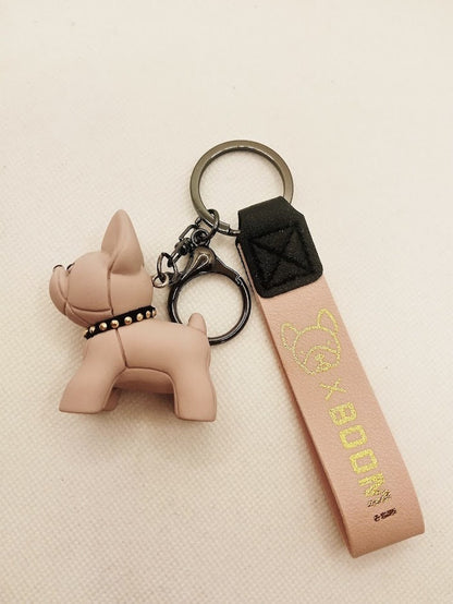 French Bulldog Keyring - Frenchie Dog Lover Key Chain