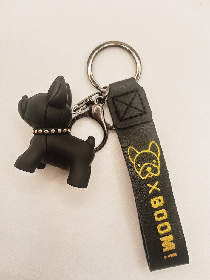 French Bulldog Keyring - Frenchie Dog Lover Key Chain