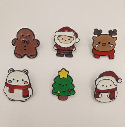 Christmas Pin Badge - Cute Christmas Enamel Pin Badge Gift