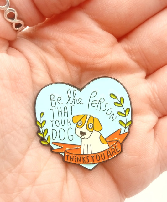 Dog Lover Pin Badge - Cartoon Dog Enamel Pin Badge