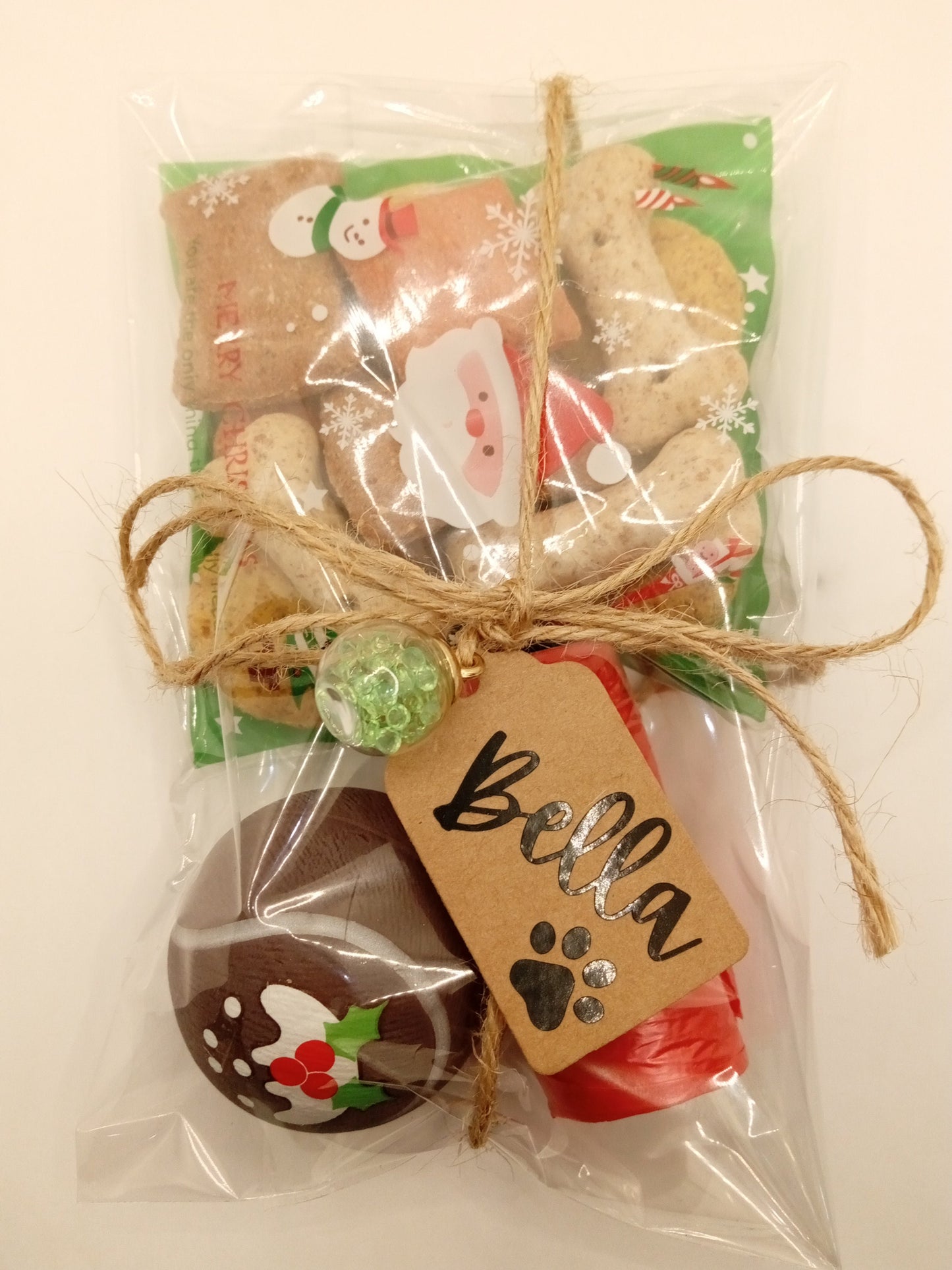 Mini Christmas Dog Gift Bundle - Personalised Doggy Stocking Filler Gift