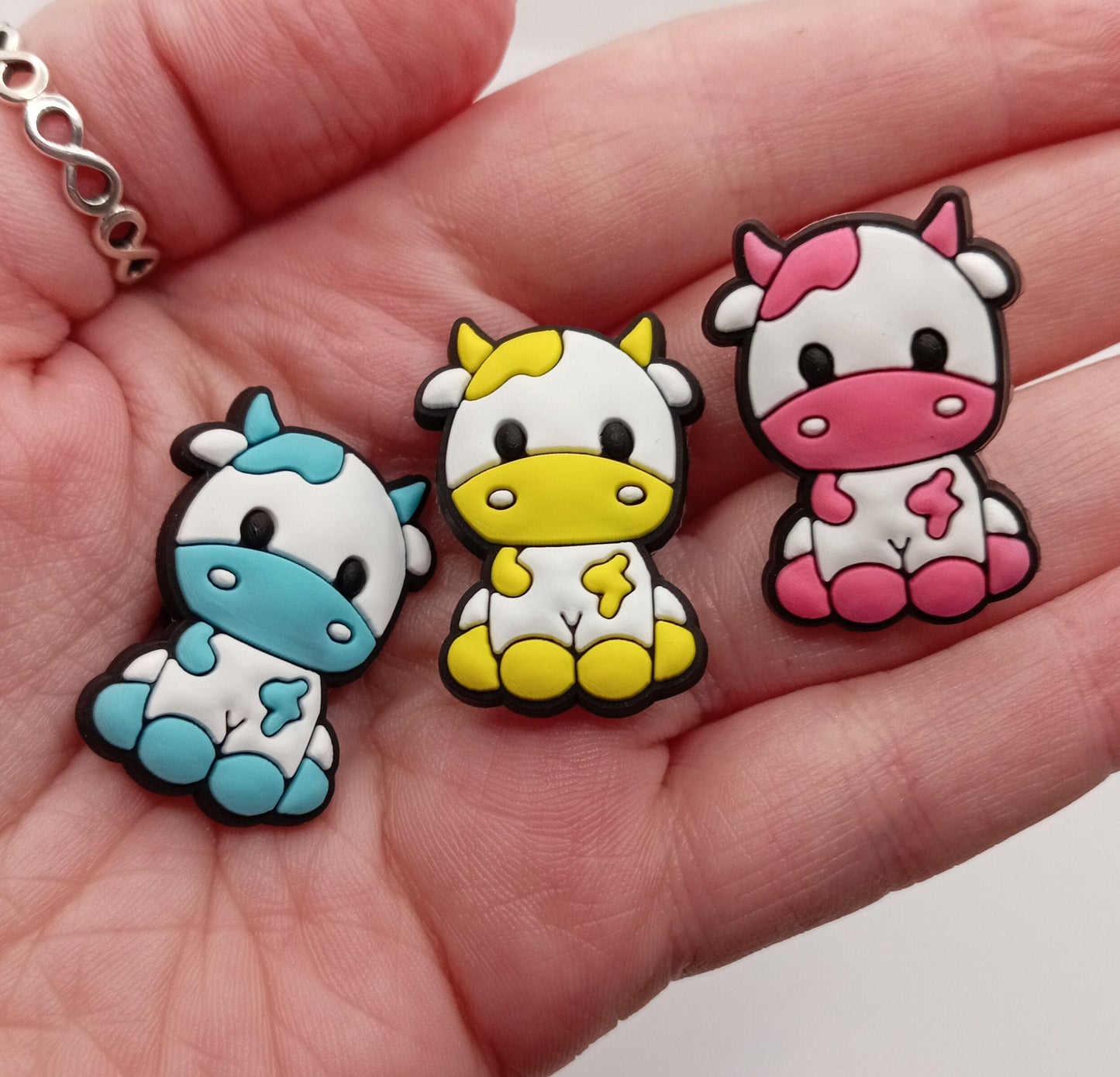 Cow Croc Charms - Cartoon Cow Jibbitz