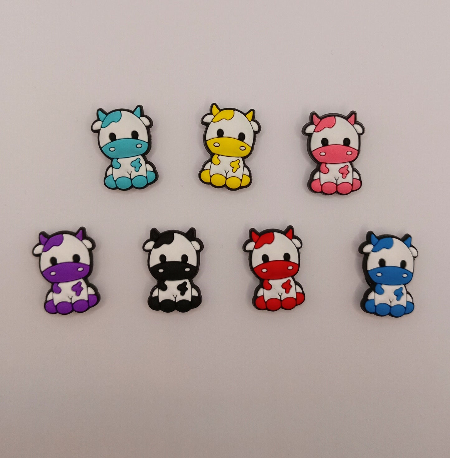 Cow Croc Charms - Cartoon Cow Jibbitz