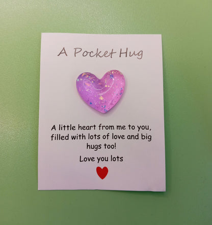 Pocket Hug - Self Love Positive Heart Gift