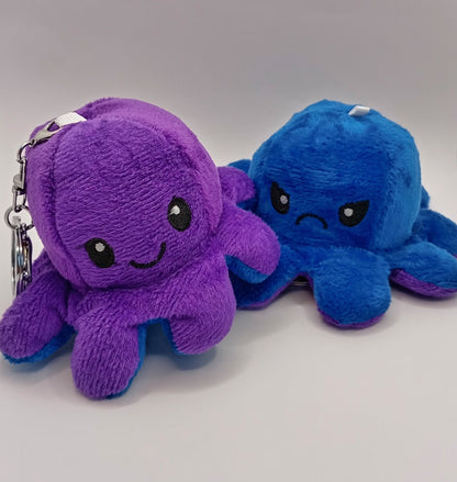 Octopus Keyring - Reversible Mood Octopus Key Chain