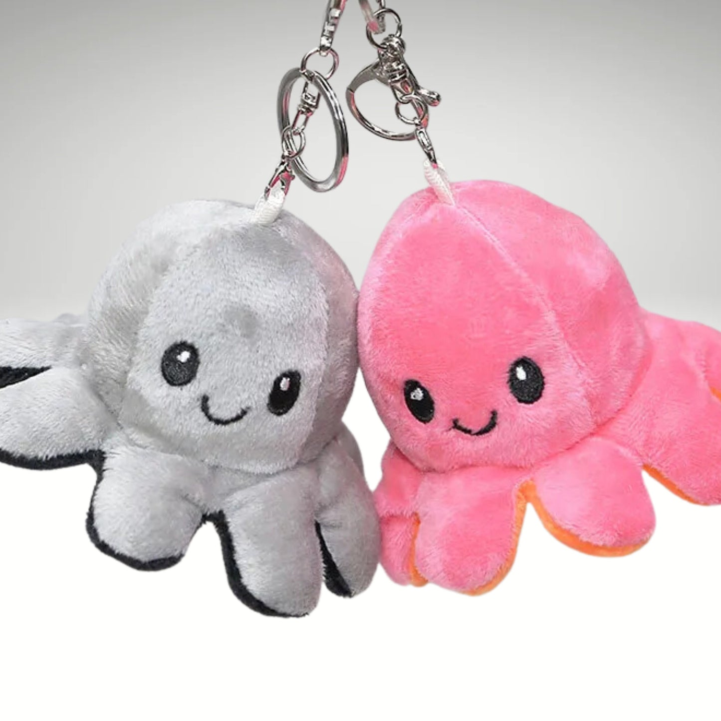 Octopus Keyring - Reversible Mood Octopus Key Chain