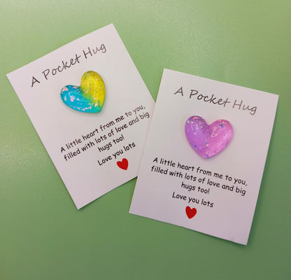 Pocket Hug - Self Love Positive Heart Gift