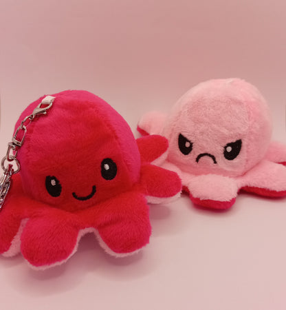 Octopus Keyring - Reversible Mood Octopus Key Chain