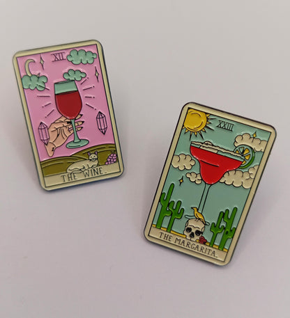 The Drink Pin Badge - Cute Tarot Card Pin Badge