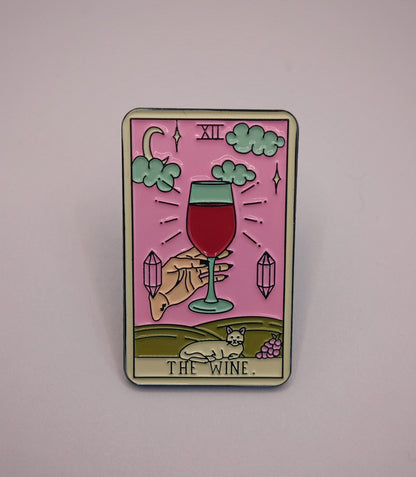 The Drink Pin Badge - Cute Tarot Card Pin Badge