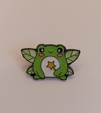 Cute Frog Pin Badge - Adorable Frogs Cartoon Enamel Pin Badge