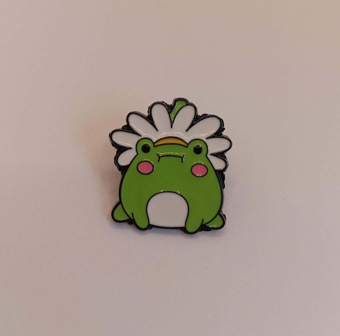 Cute Frog Pin Badge - Adorable Frogs Cartoon Enamel Pin Badge