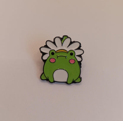 Cute Frog Pin Badge - Adorable Frogs Cartoon Enamel Pin Badge