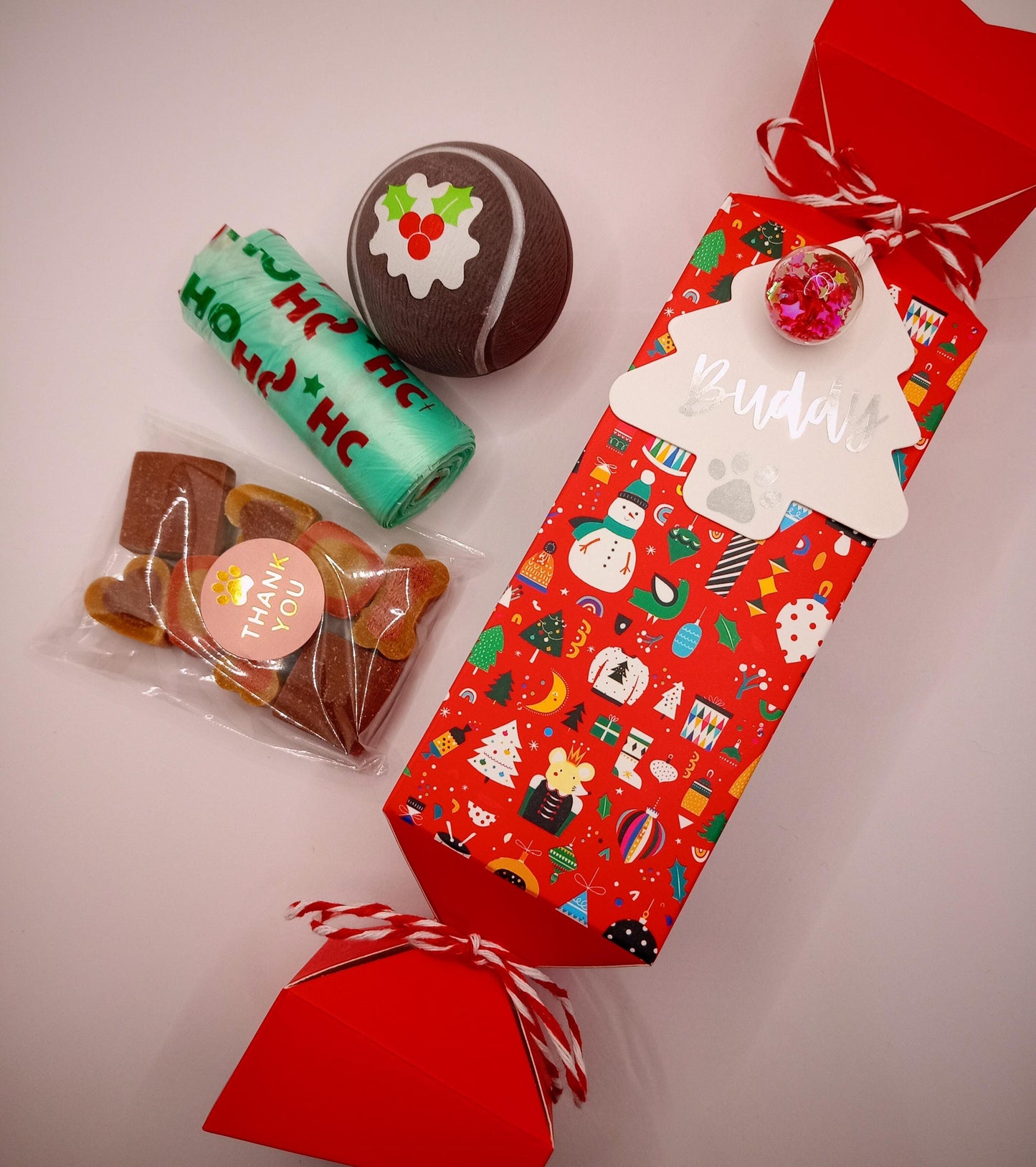 Doggy Christmas Cracker - Personalised Dog Gift