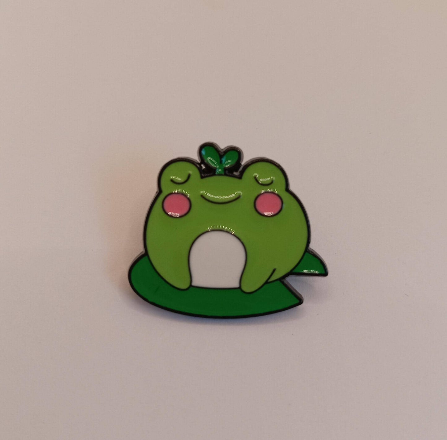 Cute Frog Pin Badge - Adorable Frogs Cartoon Enamel Pin Badge