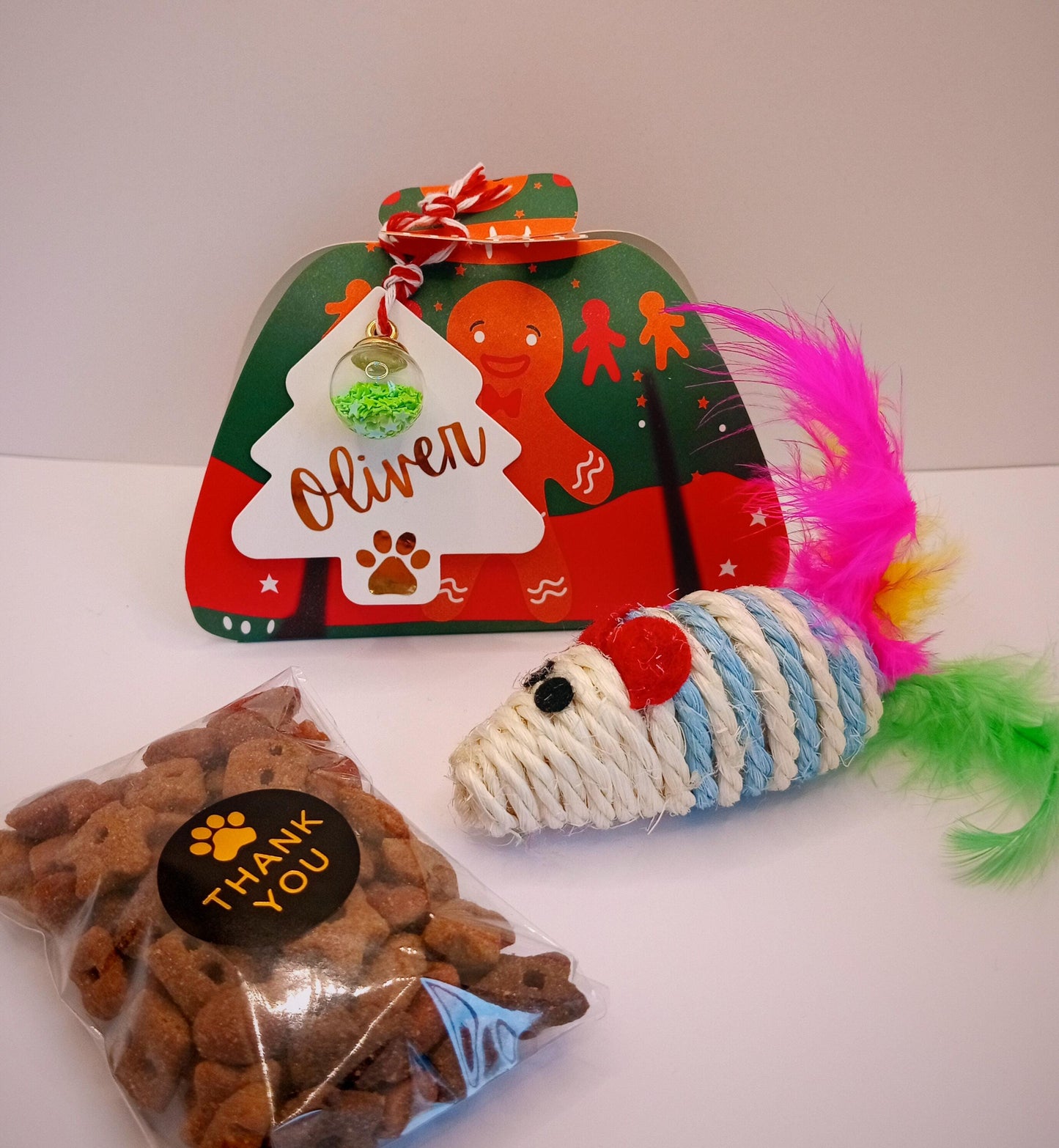Purrfect Mini Christmas Jumper Box - Personalised Cat Gift