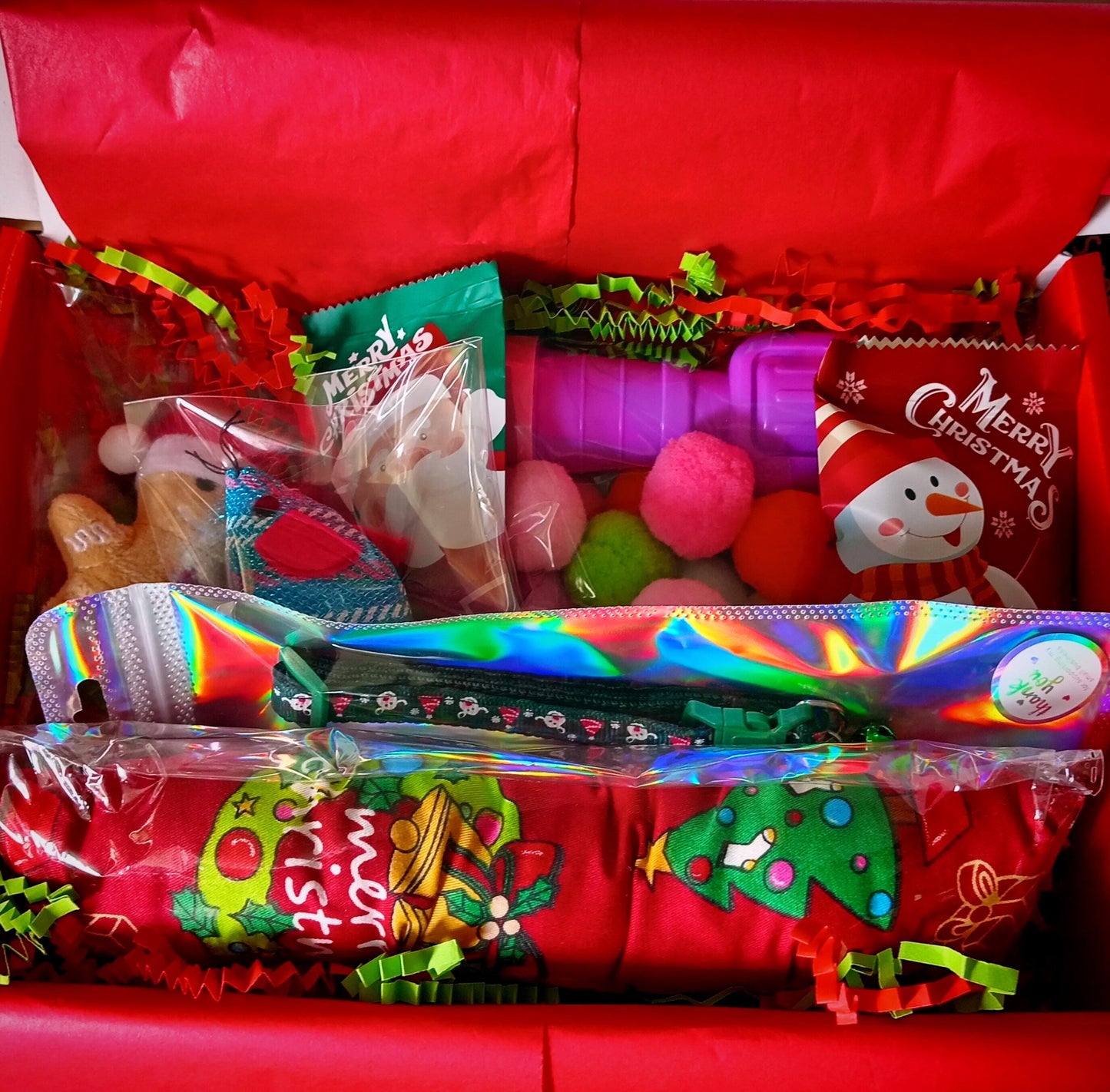 Merry Catmas Gift Box - Christmas Toys & Treats Cat Gift Box